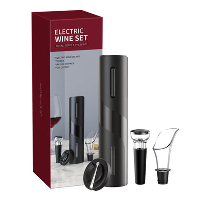 2021 new wine corkscrew set, multifunctional gift box set, plastic electric wine corkscrew set