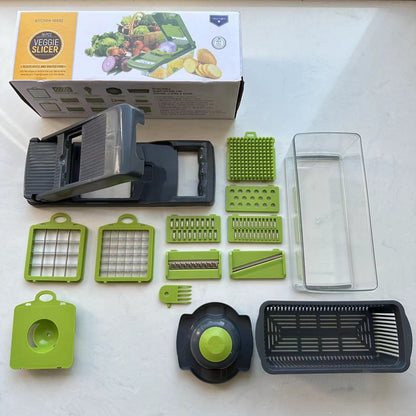 Cross-border kitchen artifact vegetable cutting artifact multi-function dicer shredder grater slicer kitchen supplies