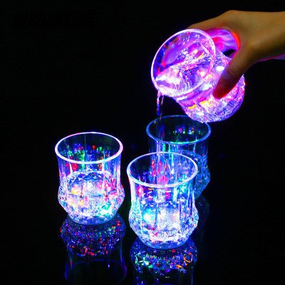 Luminous Pineapple Cup Beer Mug Bar Colorful Luminous Cup Sensor Light Creative Luminous Cup Cross-border E-commerce Hot Sale