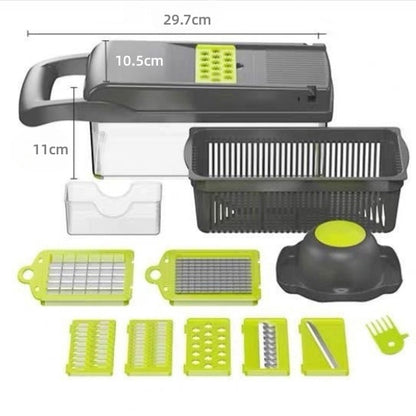 Cross-border kitchen artifact vegetable cutting artifact multi-function dicer shredder grater slicer kitchen supplies